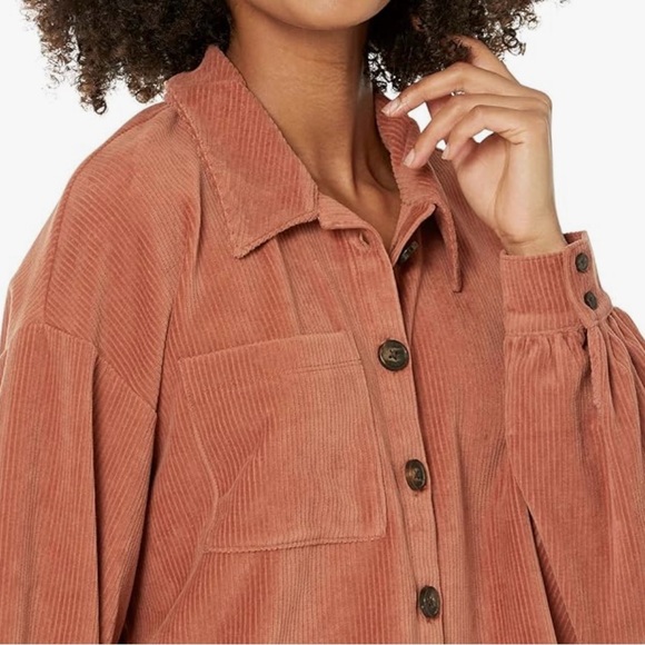 Knit Corduroy Crop Shirt-Jacket by Madewell size Medium - Picture 2 of 8